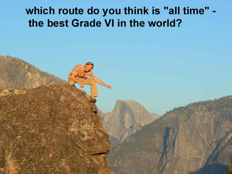 point at Half dome